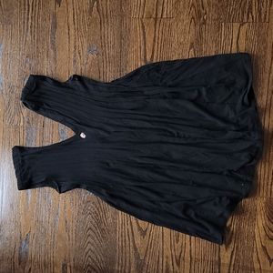 Bailey 44 Pleated Knit Black Top